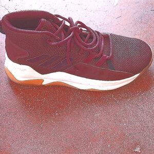 Adidas BB7009 Men Streetfire Burgundy Maroon Basketball Sneakers Shoes Size 10.5
